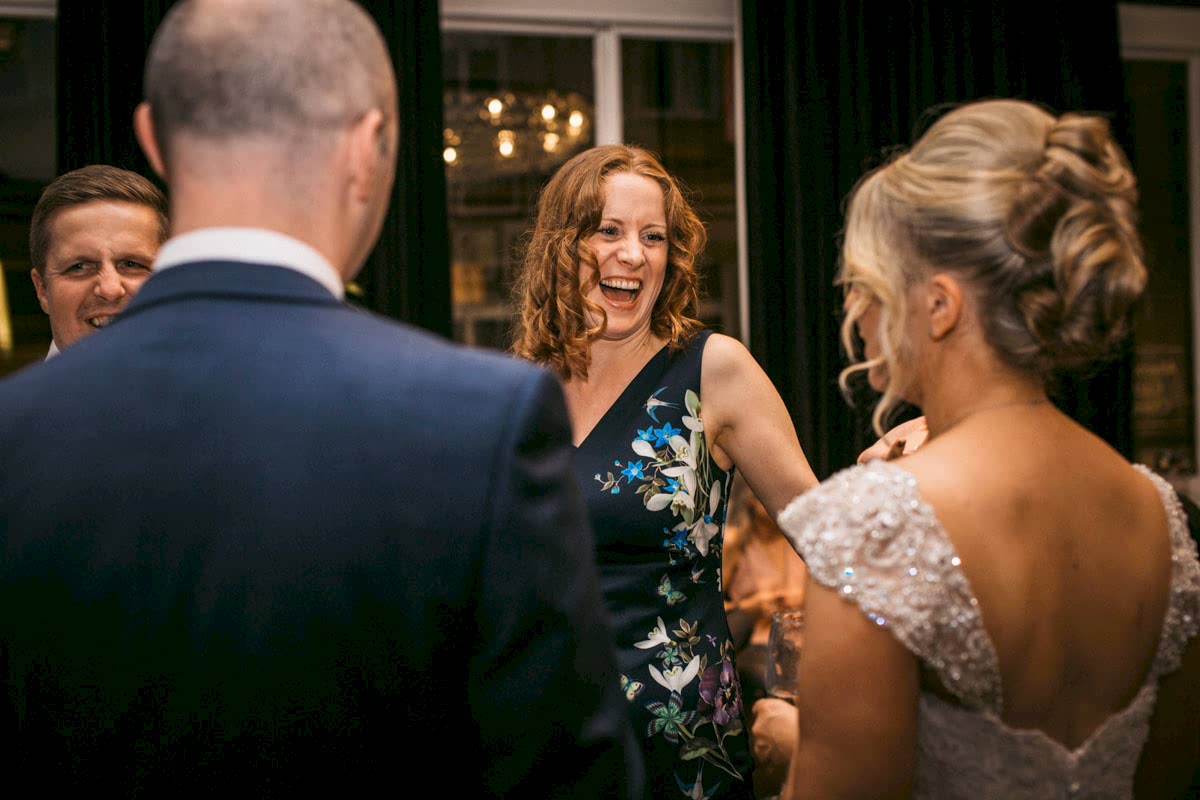 guest laughing