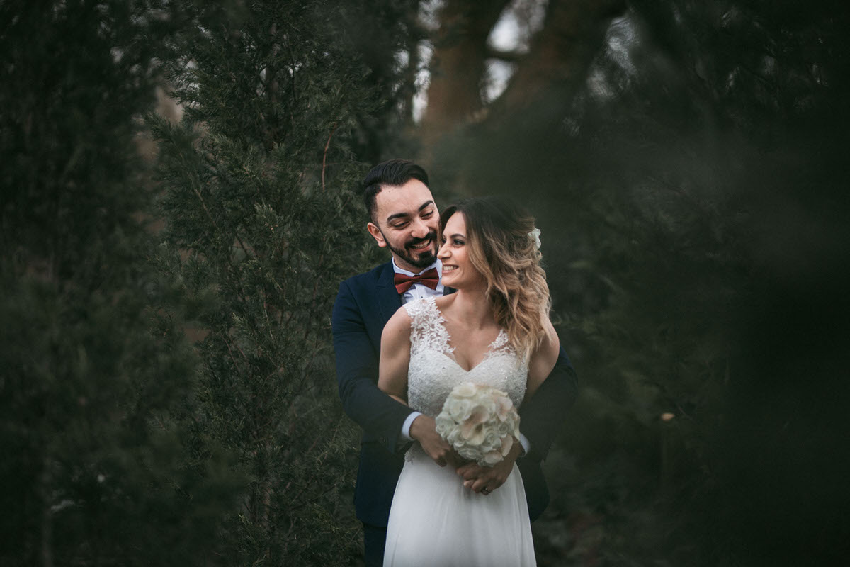 laughing in the trees