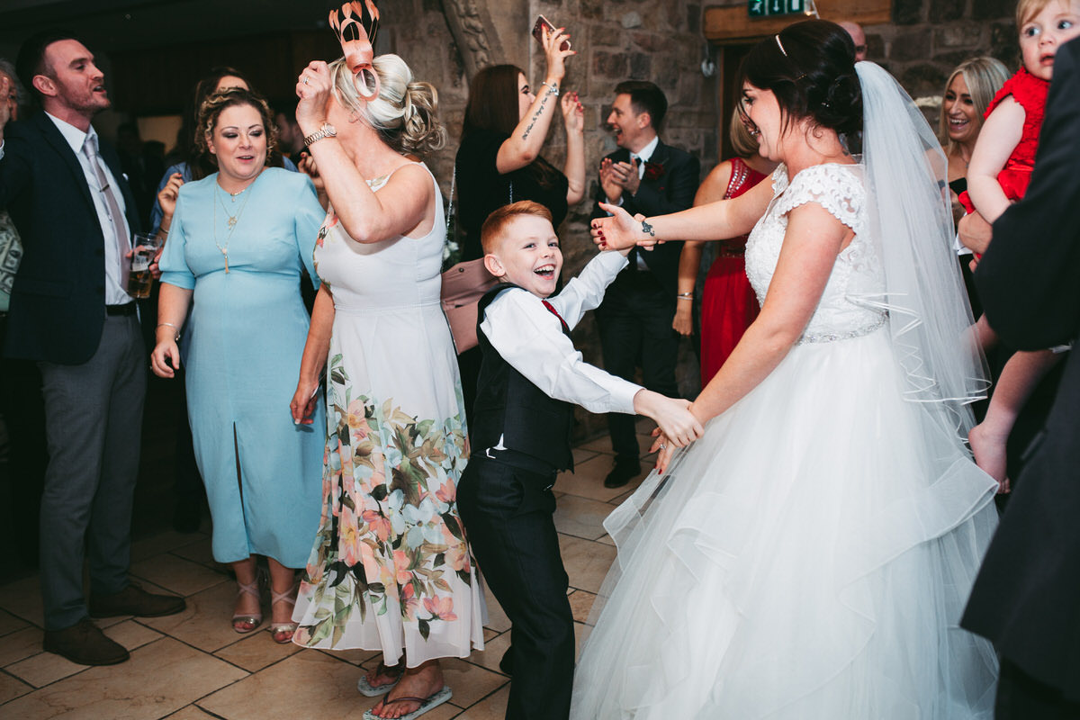 evening reception dancing at beeston manor